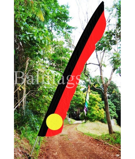 Bali Indigenous Style Feather Flag Bali Indigenous Style Feather Flag